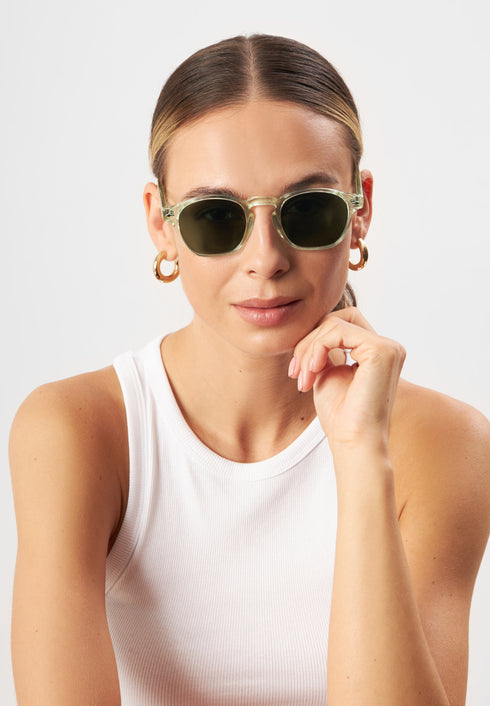 Torre Transparent Green